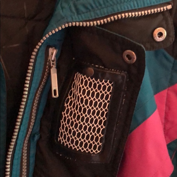 vintage spyder blue purple ski jacket large - Picture 3 of 5